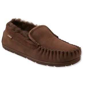 L.L. Bean Wicked Good Slippers Men's Leather 9
